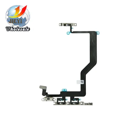 Accesorios para teléfonos móviles para iPhone 12 PRO Max Power Flex Cable Botones de volumen Interruptor de silencio Soportes de metal